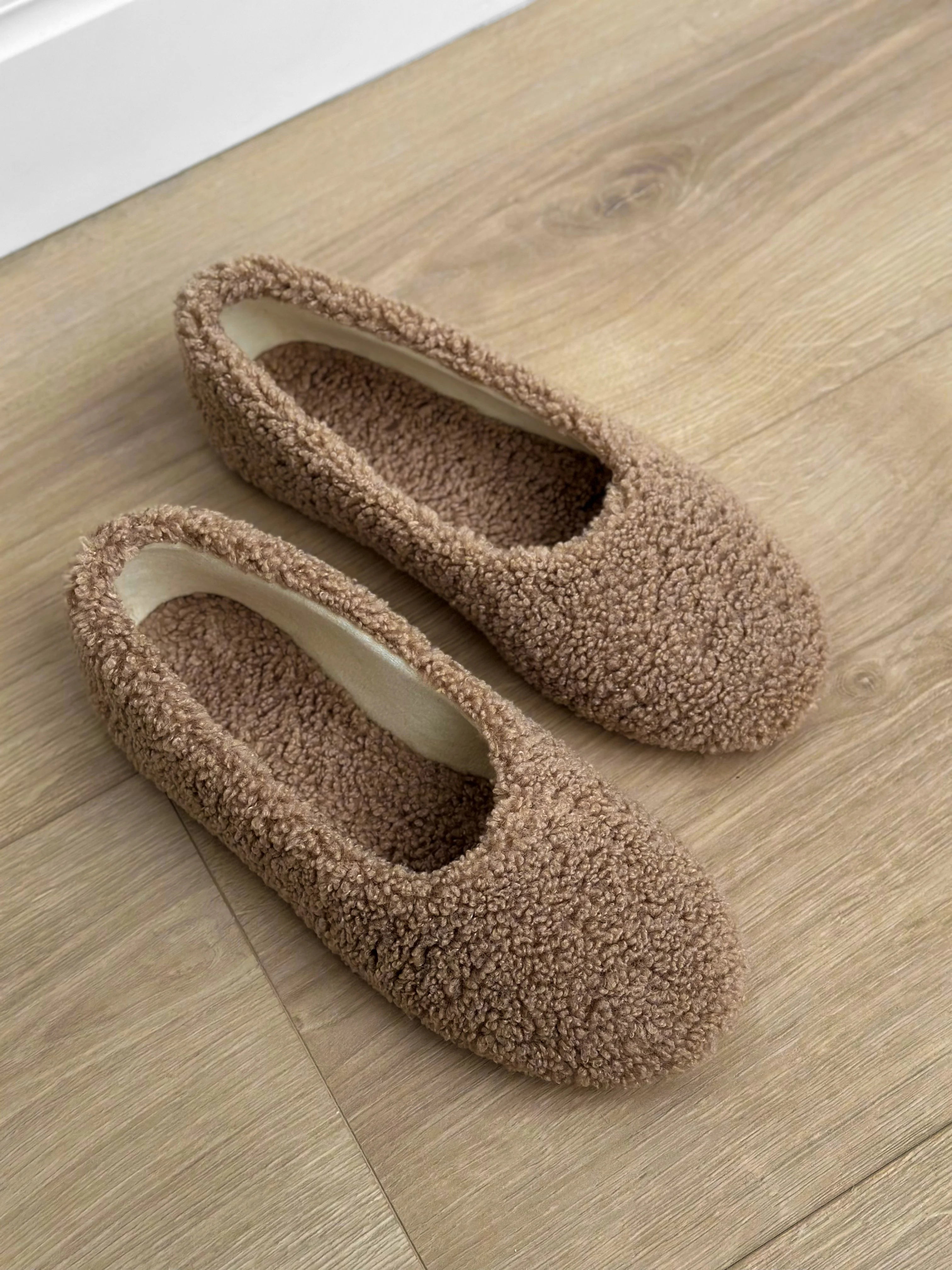 Shoes Women's ballet flats TEDDY brown