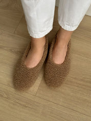 Shoes Women's ballet flats TEDDY brown