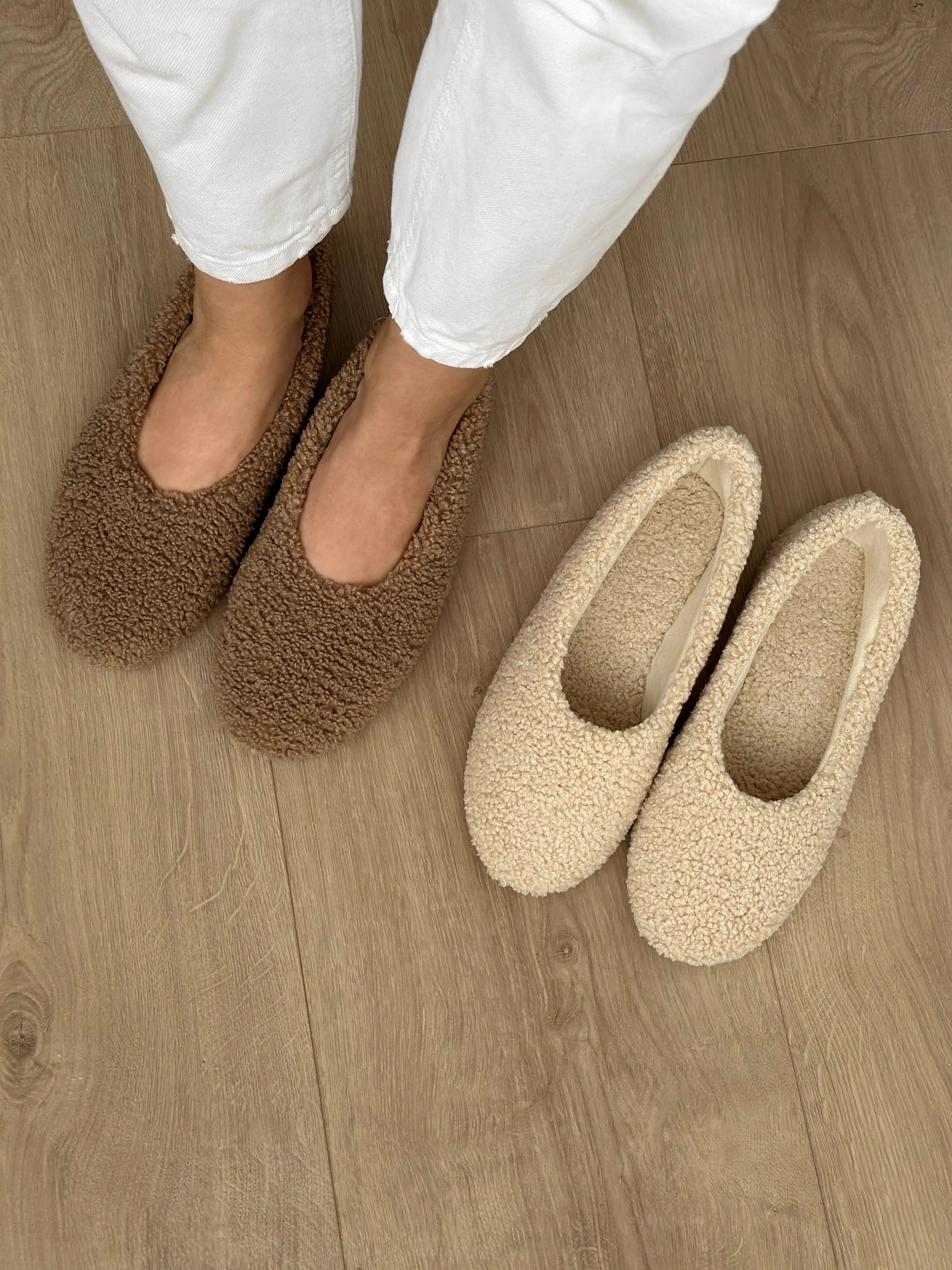 Shoes Women's ballet flats TEDDY milk