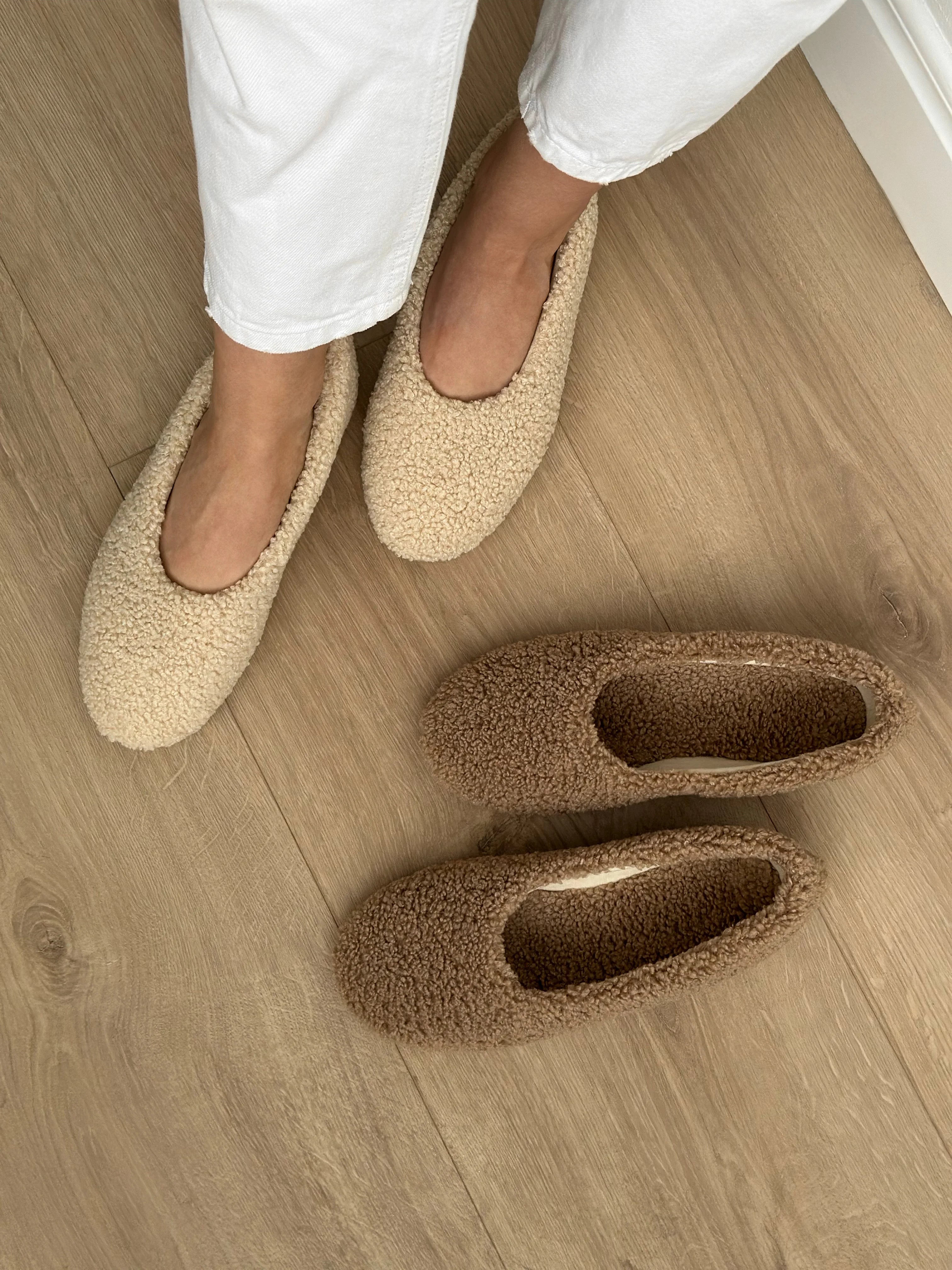 Shoes Women's ballet flats TEDDY brown
