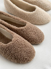 Shoes Women's ballet flats TEDDY brown