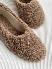 Shoes Women's ballet flats TEDDY brown