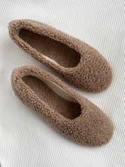 Shoes Women's ballet flats TEDDY brown
