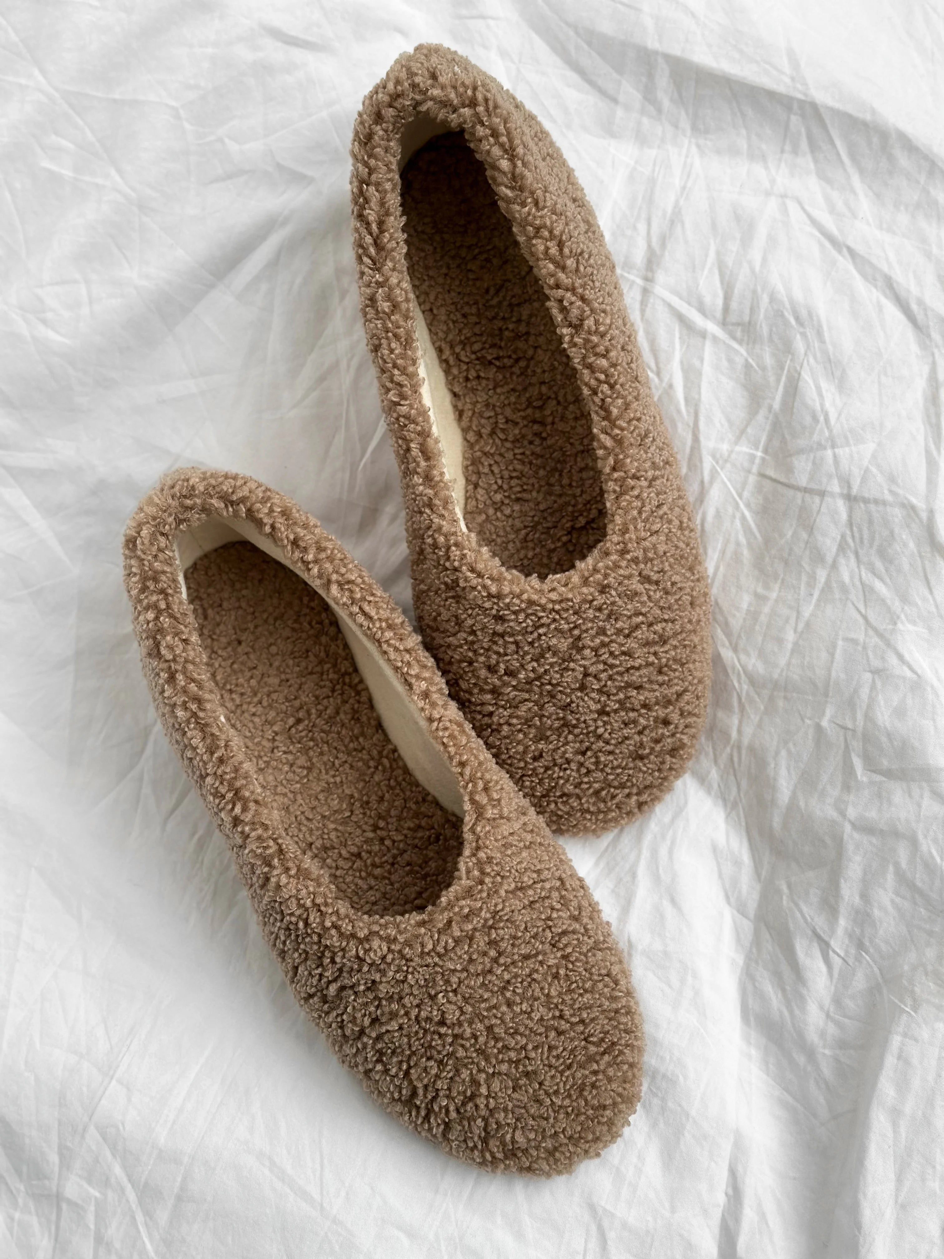 Shoes Women's ballet flats TEDDY brown