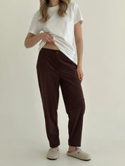 Corduroy pants MOMI brown