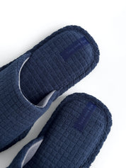 Men's slippers HS-VL terry blue