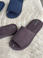 Men's slippers HS-VL terry graphite