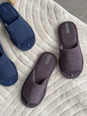 Men's slippers HS-VL terry graphite