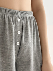 Ribana shorts with a drawstring, anthracite