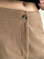Corduroy pants MOMI beige