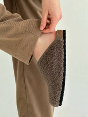 Corduroy pants MOMI beige