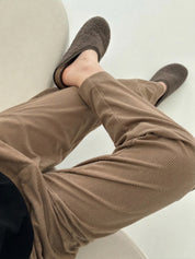 Corduroy pants MOMI beige