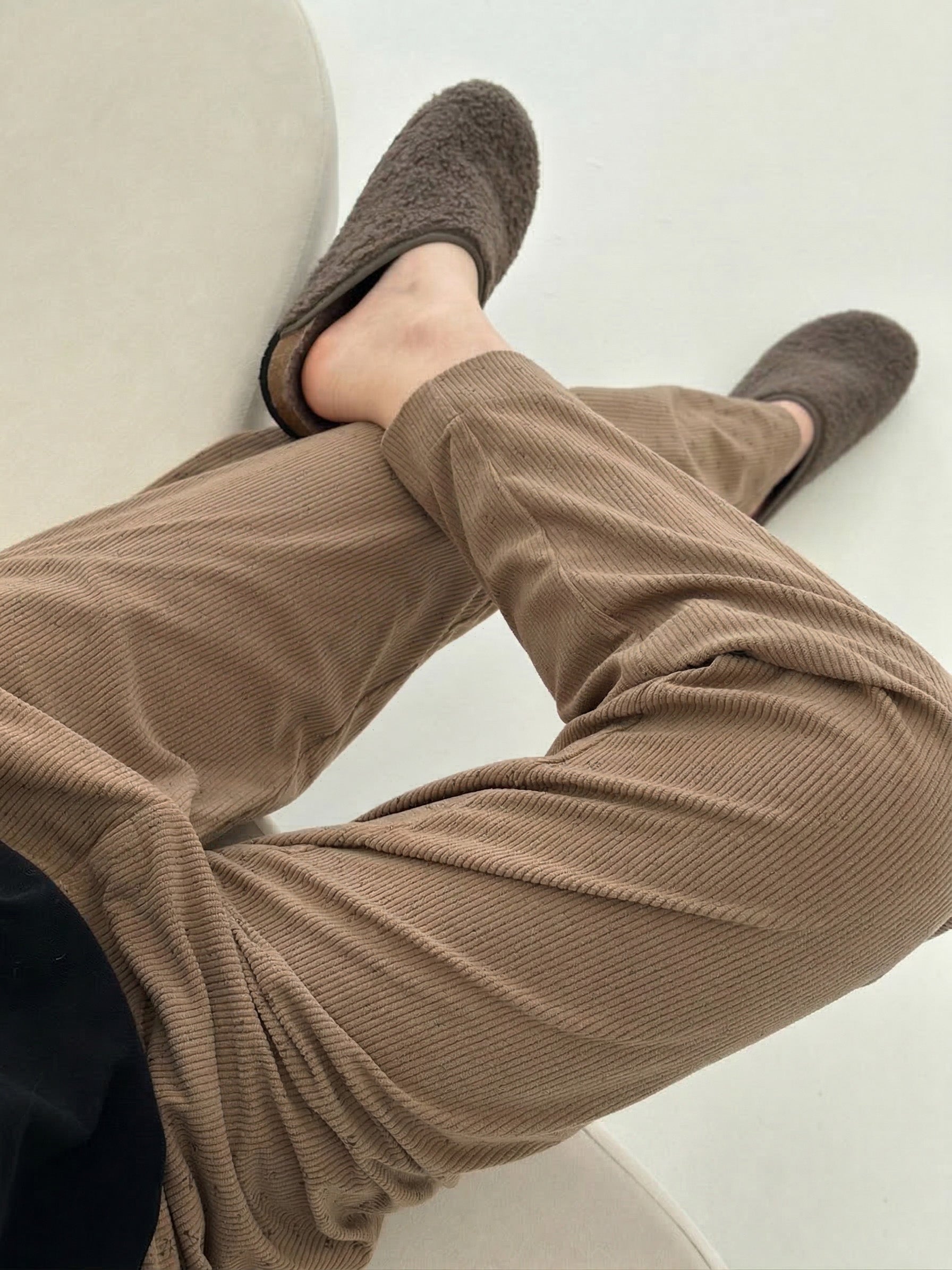 Corduroy pants MOMI beige
