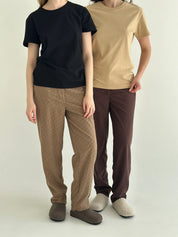 Corduroy pants MOMI “bud on brown”