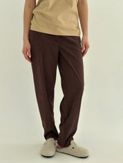 Corduroy pants MOMI “bud on brown”