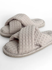 Women's slippers HS-VL Waffle gray