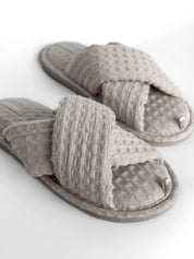 Women's slippers HS-VL Waffle gray