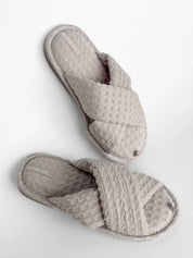 Women's slippers HS-VL Waffle gray