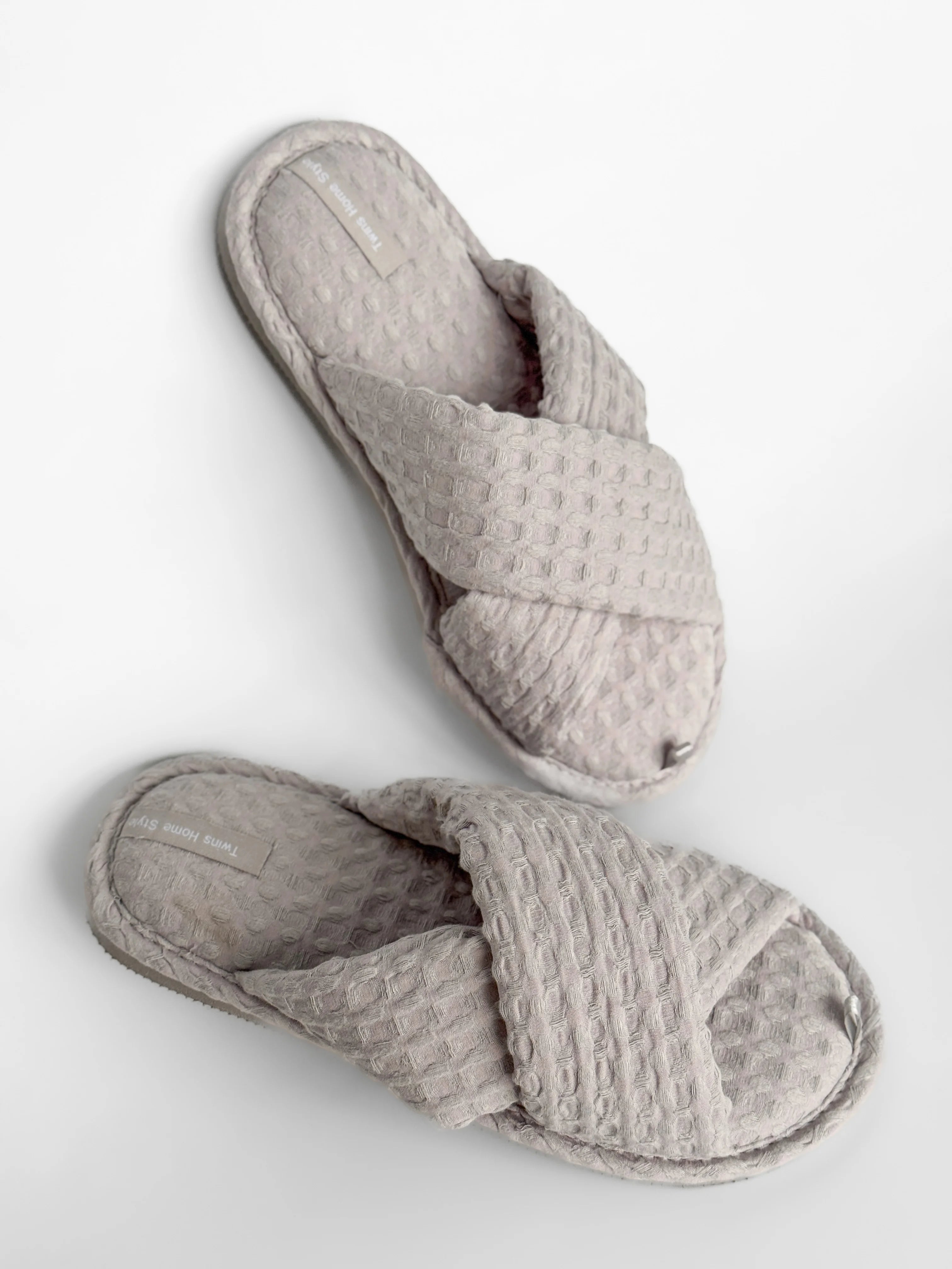 Women's slippers HS-VL Waffle gray
