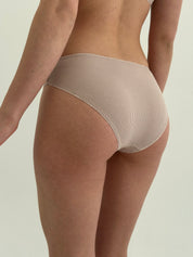Underwear Panties Slips “Tenderness” ribbed beige