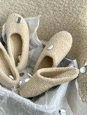 Women's Mules TEDDY milk