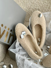 Shoes Women's ballet flats TEDDY milk
