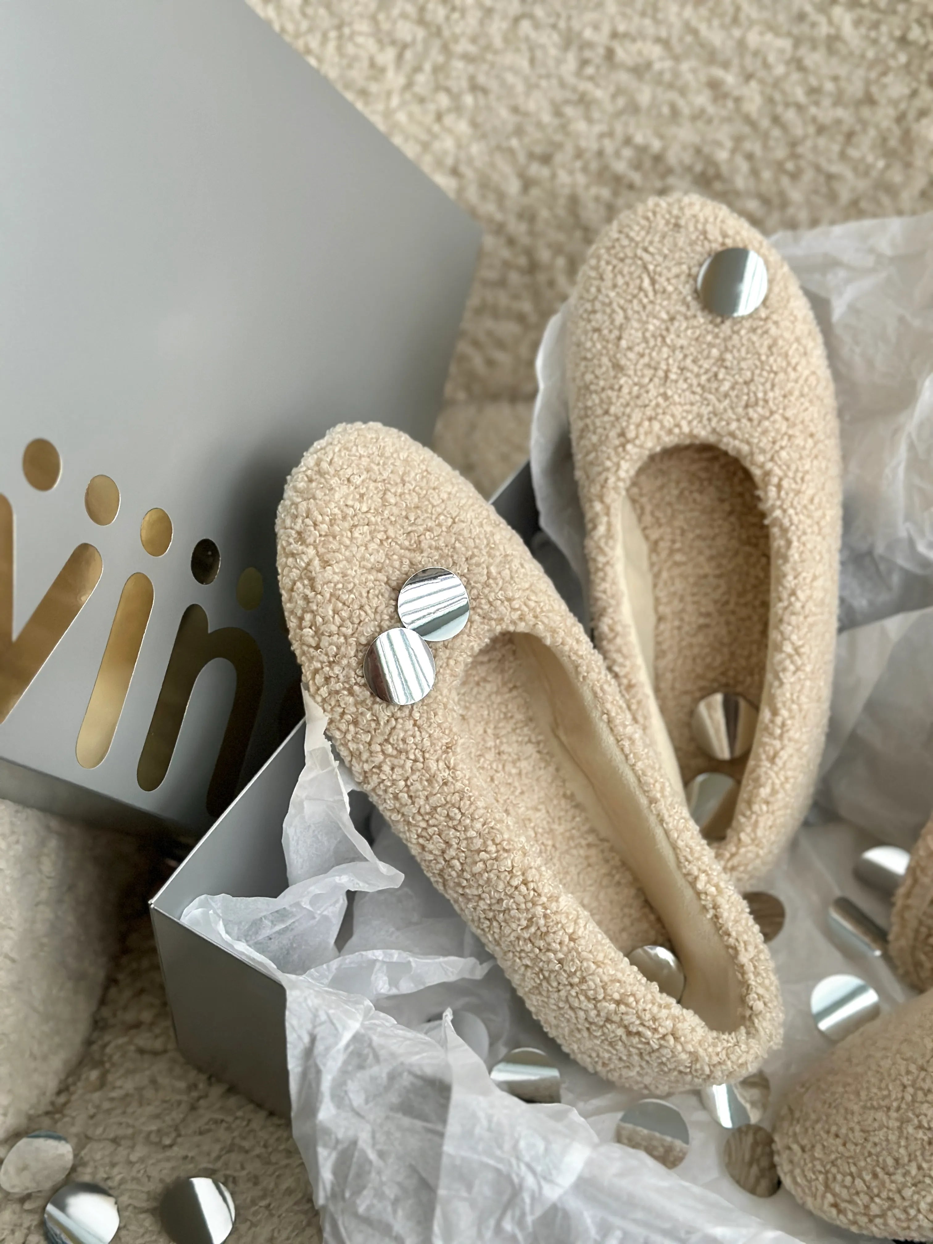 Shoes Women's ballet flats TEDDY milk