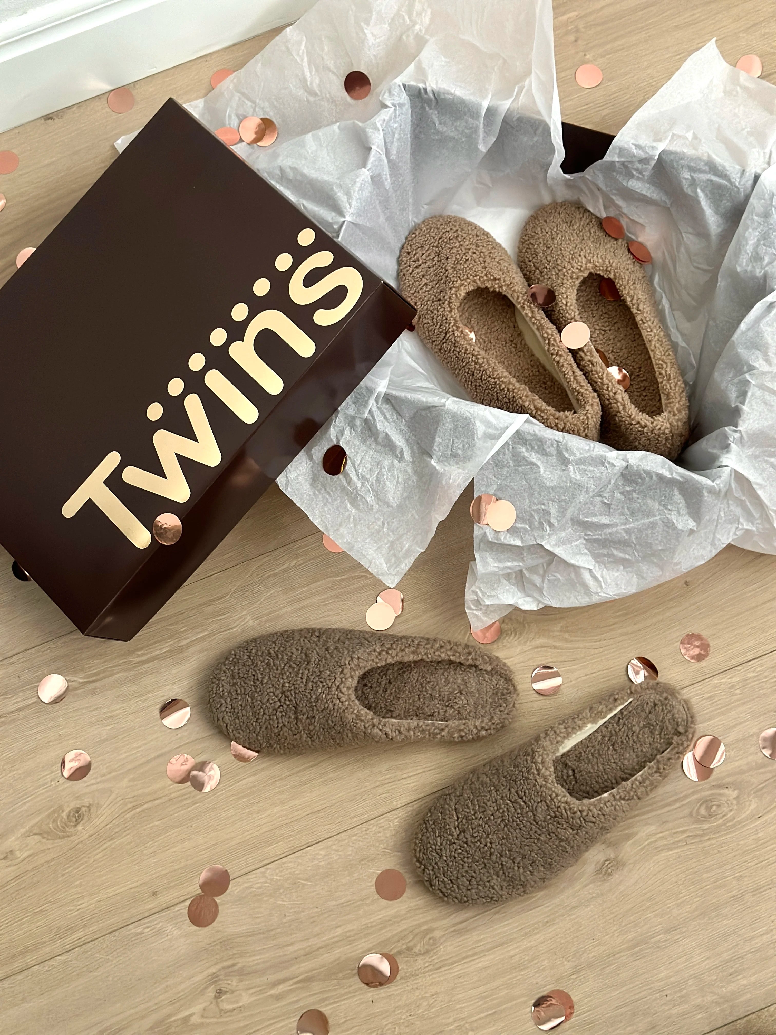 Women's Mules TEDDY brown
