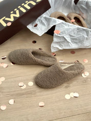 Women's Mules TEDDY brown