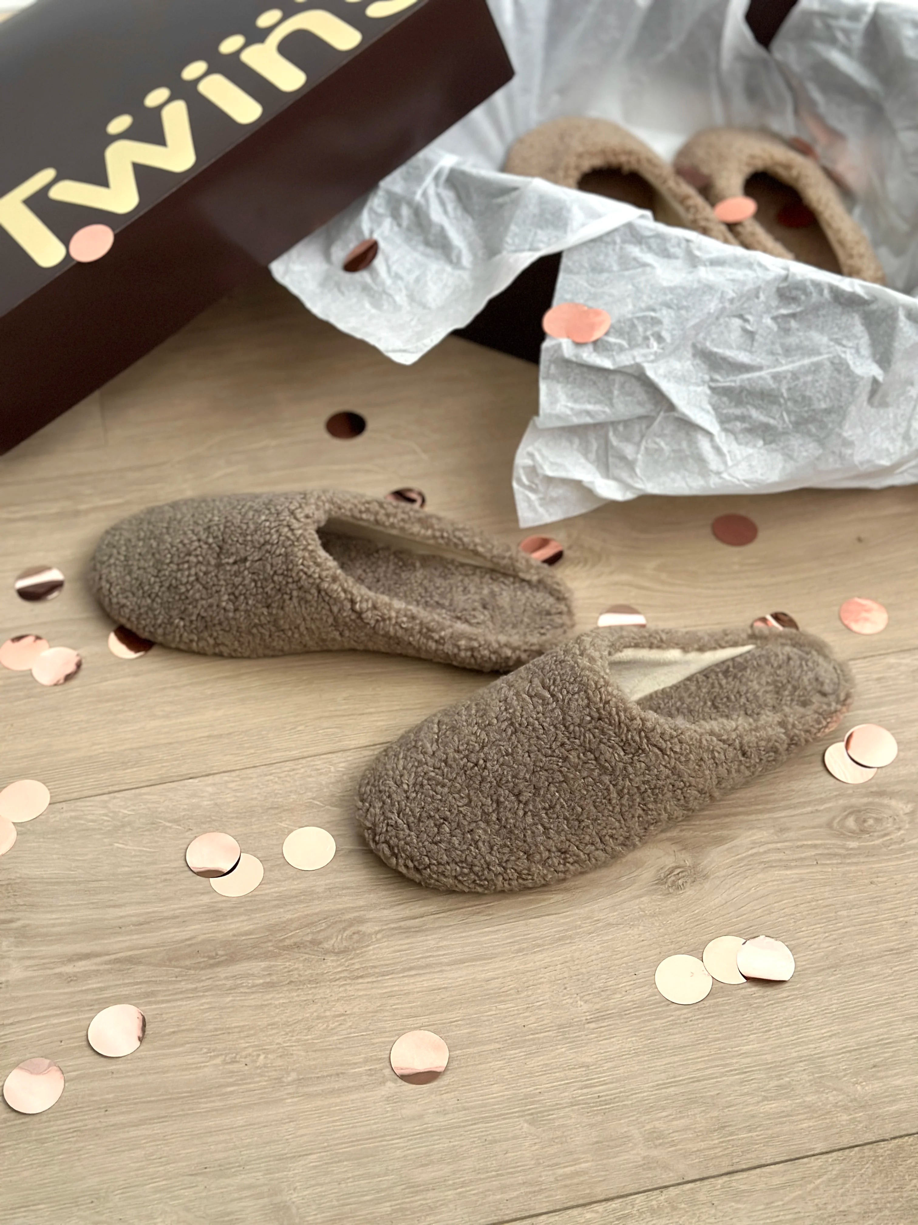 Women's Mules TEDDY brown