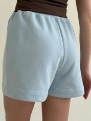 Cotton Shorts knitwear 3-thread blue