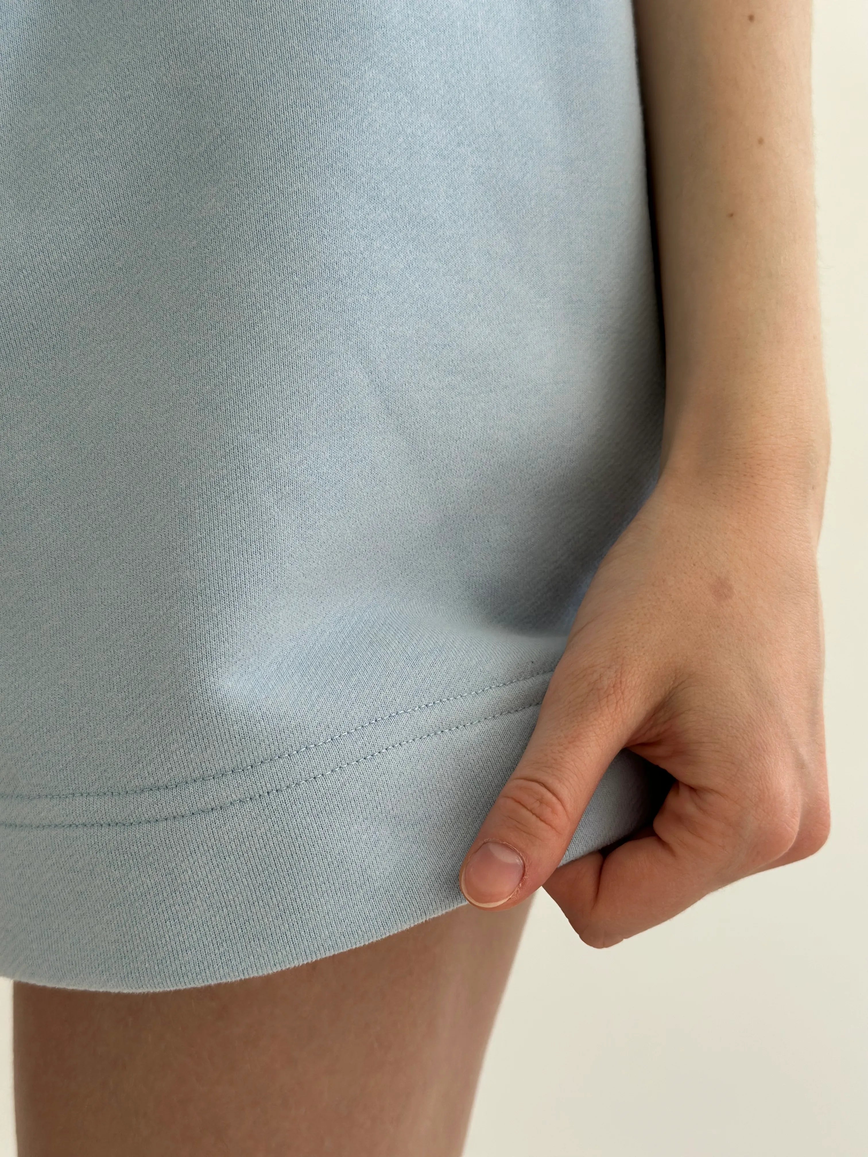 Cotton Shorts knitwear 3-thread blue