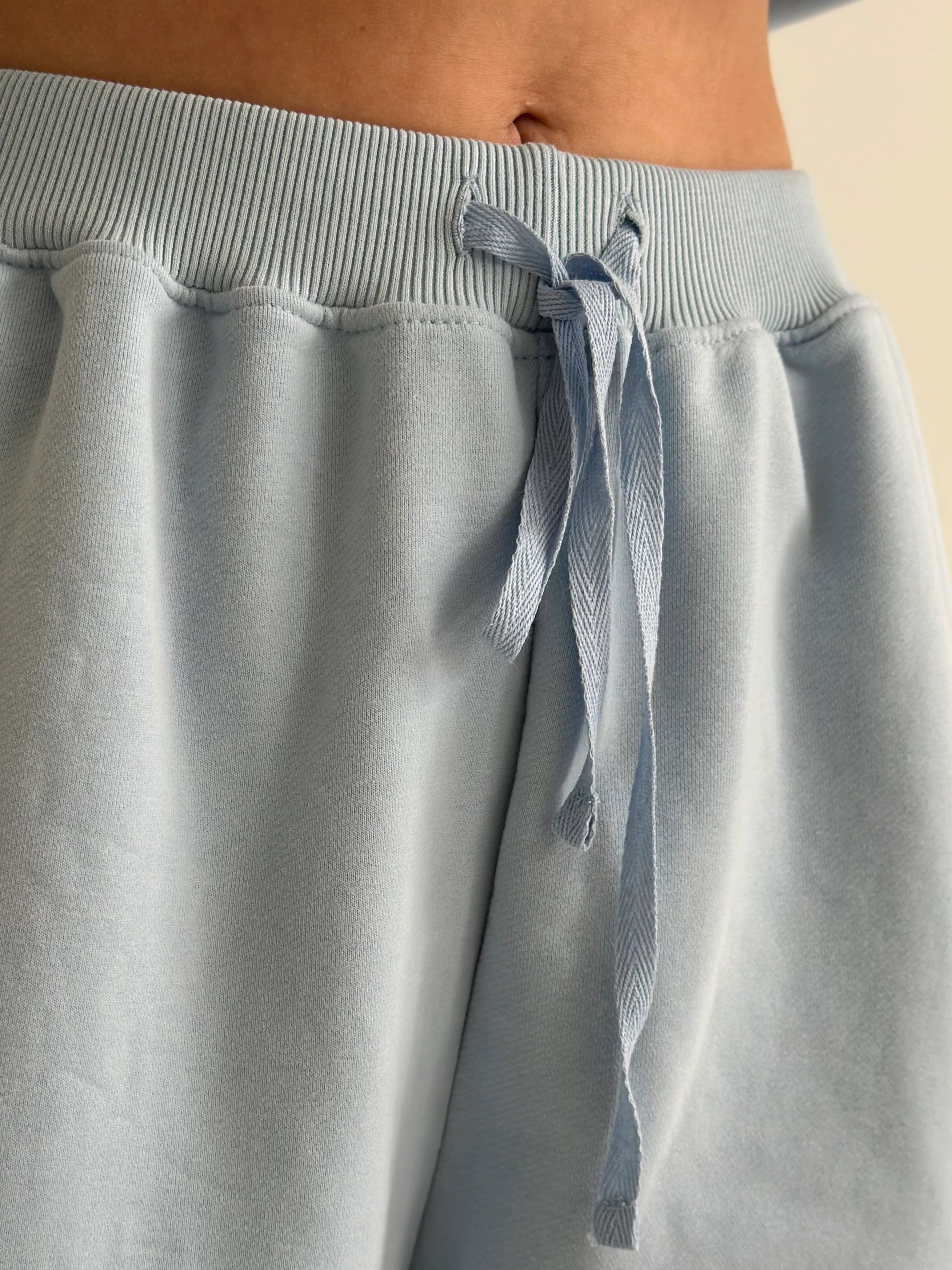 Cotton Pants knitwear 3-thread, blue