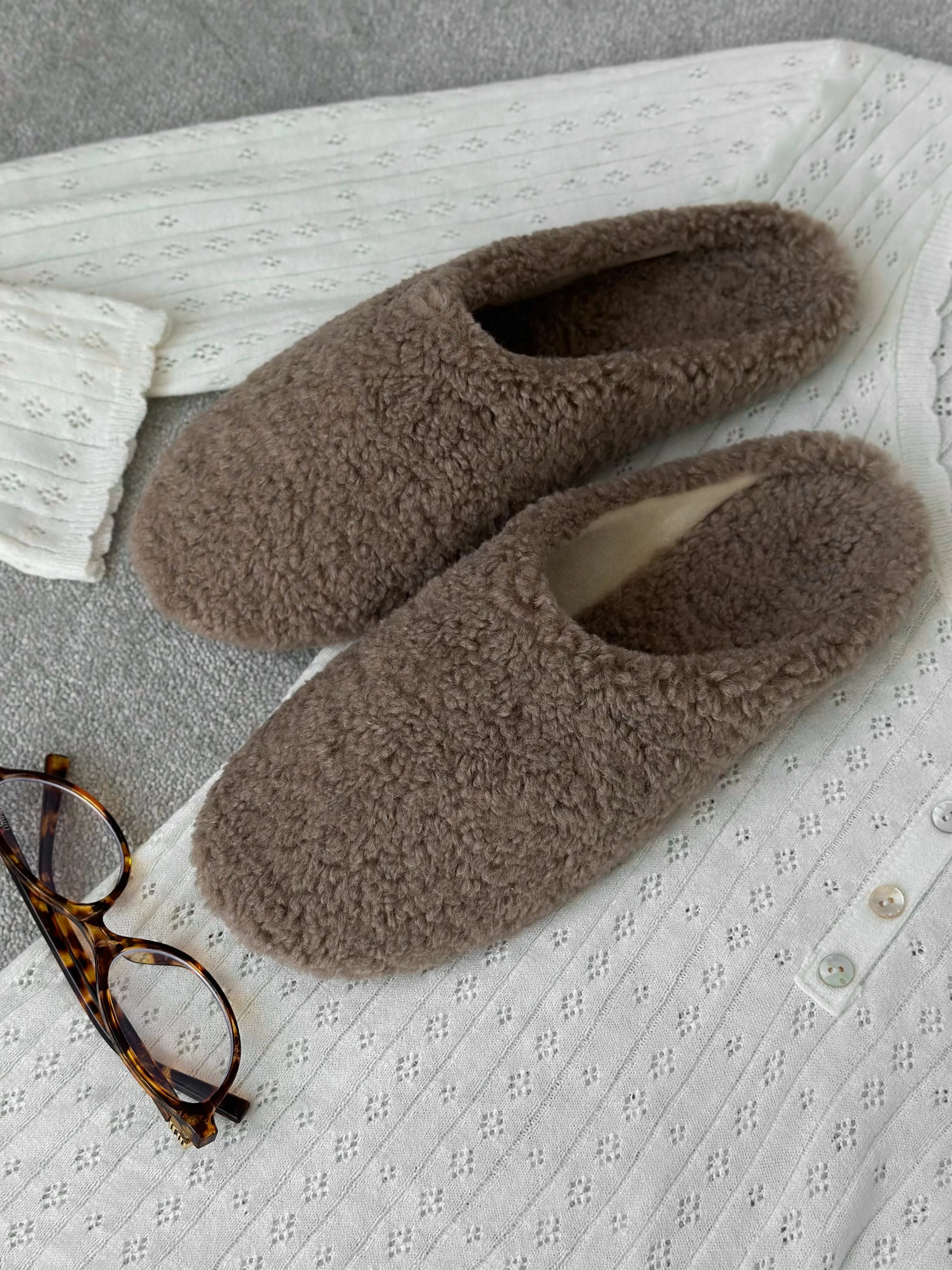 Women's Mules TEDDI khaki