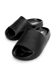 Twins foam beach and street slippers Black