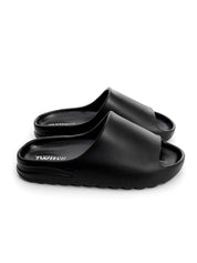 Twins foam beach and street slippers Black