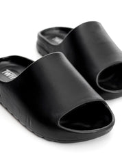 Twins foam beach and street slippers Black