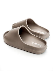 Twins foam beach and street slippers gray