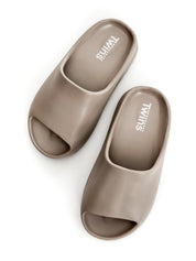 Twins foam beach and street slippers gray