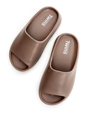 Twins foam beach and street slippers caramel