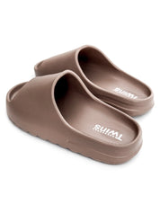 Twins foam beach and street slippers caramel