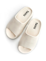 Twins foam beach and street slippers white