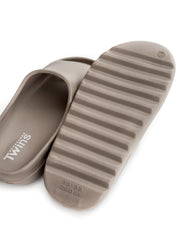 Twins foam beach and street slippers gray