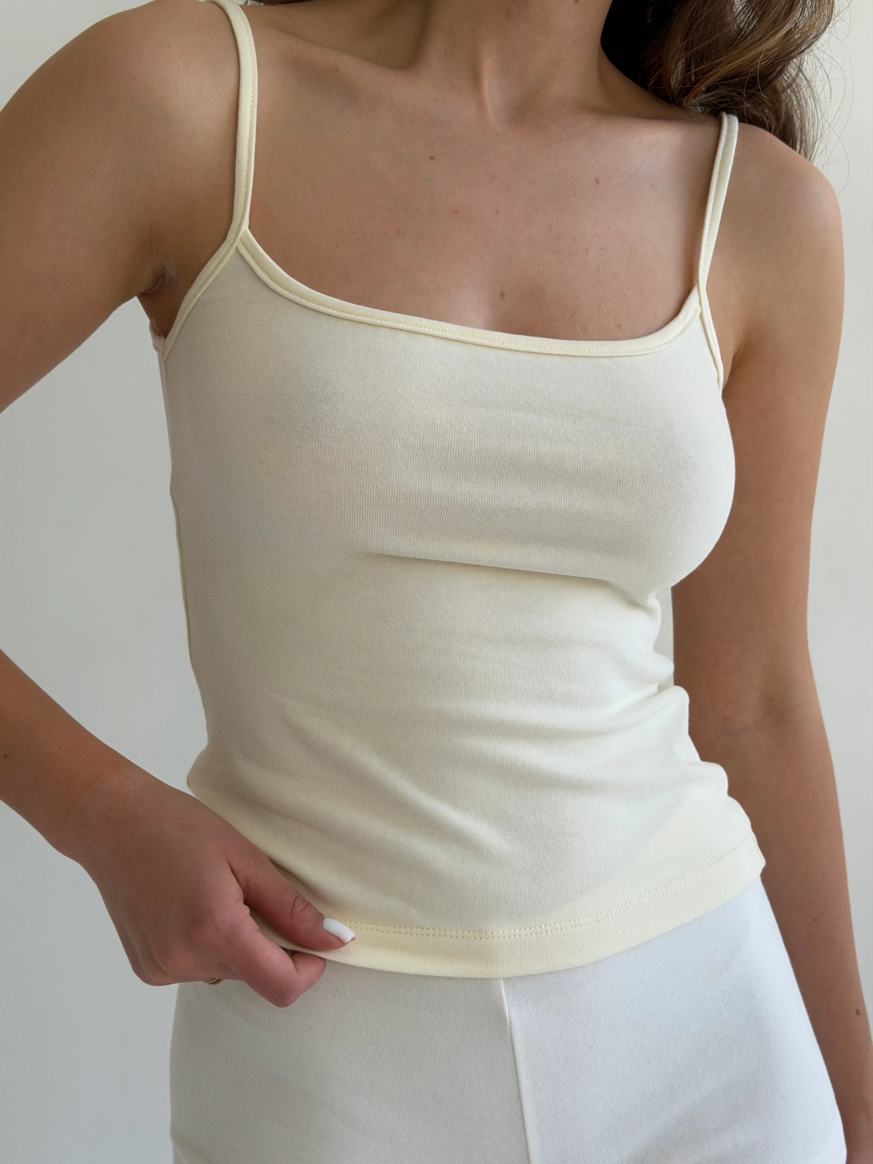 Knitwear “Tenderness” Tank top, milky