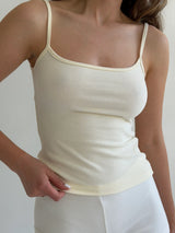 Knitwear “Tenderness” Tank top, milky