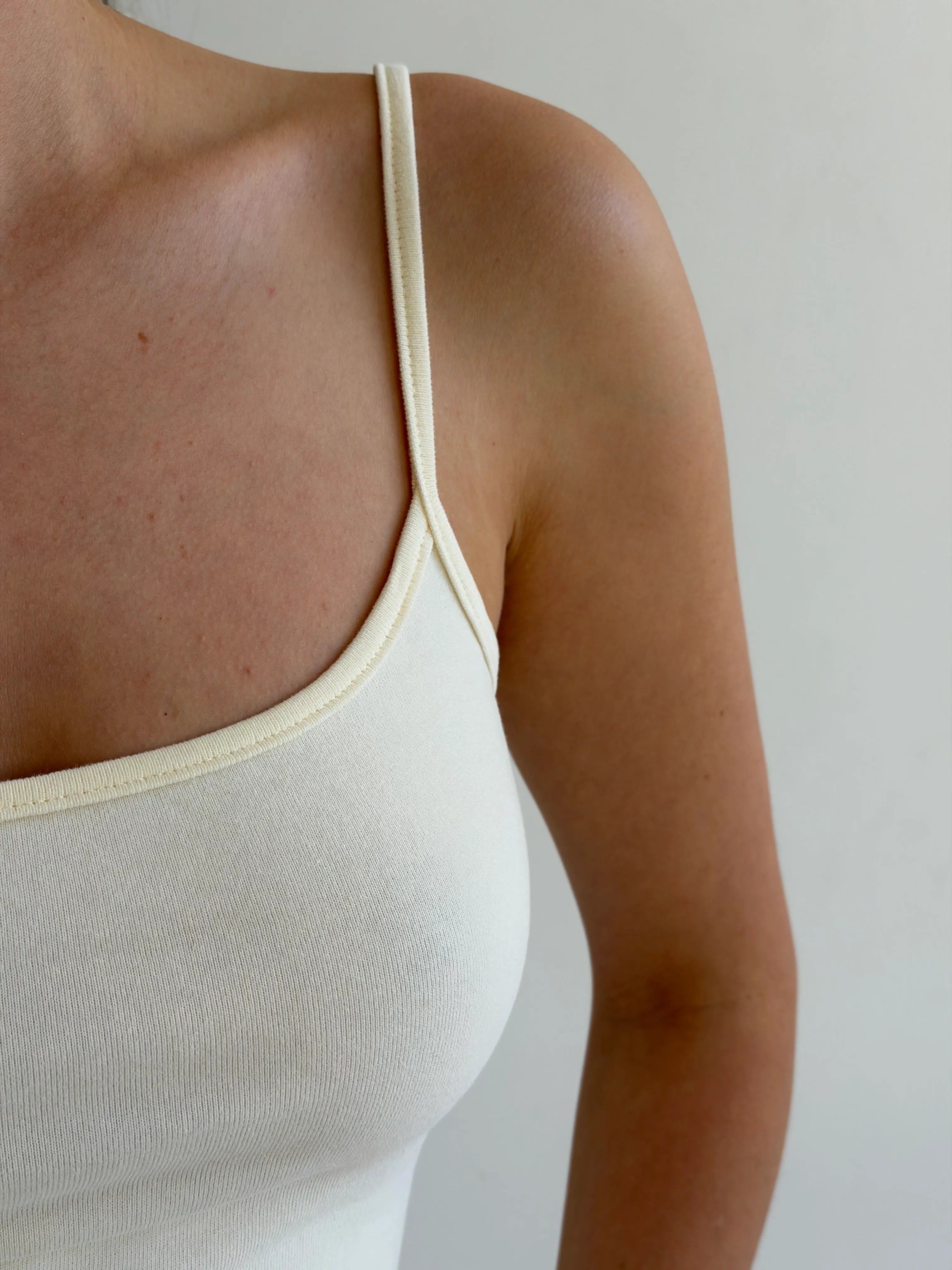 Knitwear “Tenderness” Tank top, milky