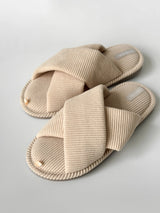 Women's slippers HS-VL velveteen milk