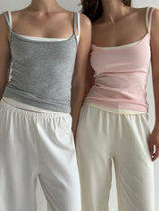 Knitwear “Tenderness” Tank top, pink