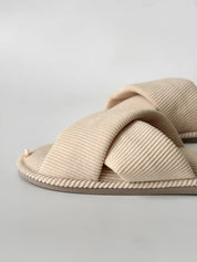 Women's slippers HS-VL velveteen milk