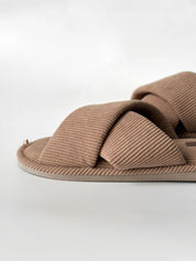 Women's slippers HS-VL mocha velvet
